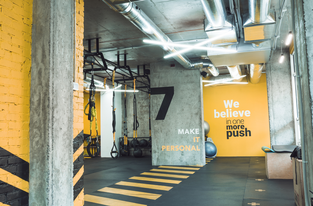 A shipping container gym idea