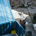 Painting a Shipping Container