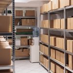 Conex Storage room interior