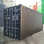 Shipping container security of 20'HC Black Containers