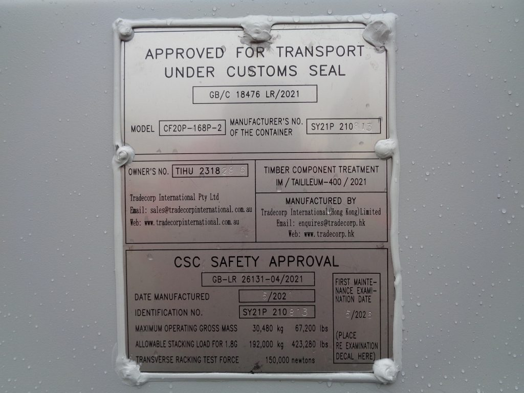 A installed CSC plate