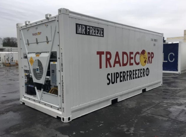 20' Refrigerated Super Freezer Container -70°C