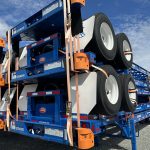 Transport Containers with Chassis