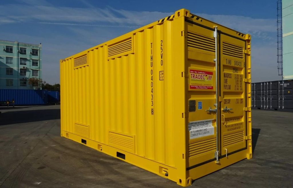 20' High Cube Side Open Dangerous Goods Containers