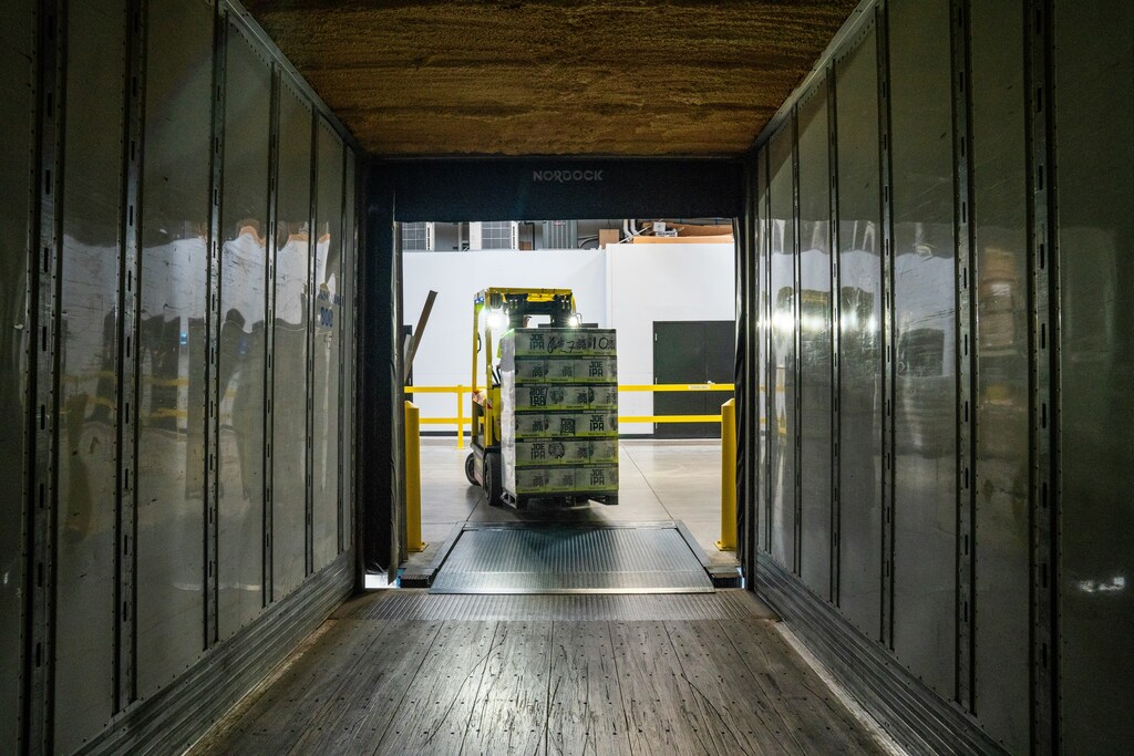 Inside the Military Storage Container