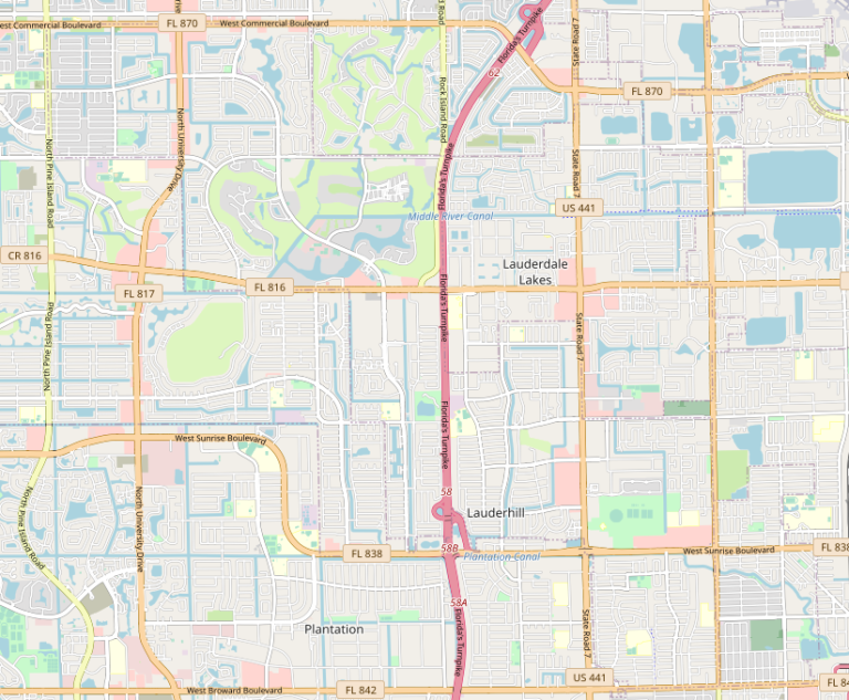 lauderhill map