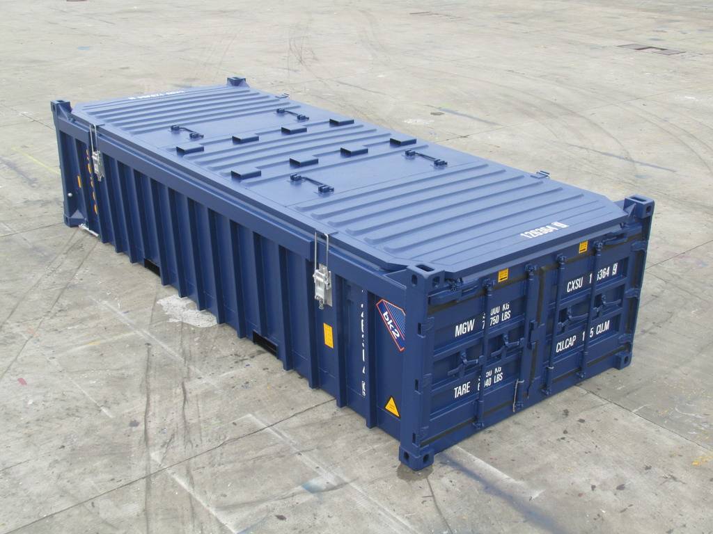 20' Half Height Container with Steel Floor and Hard Top