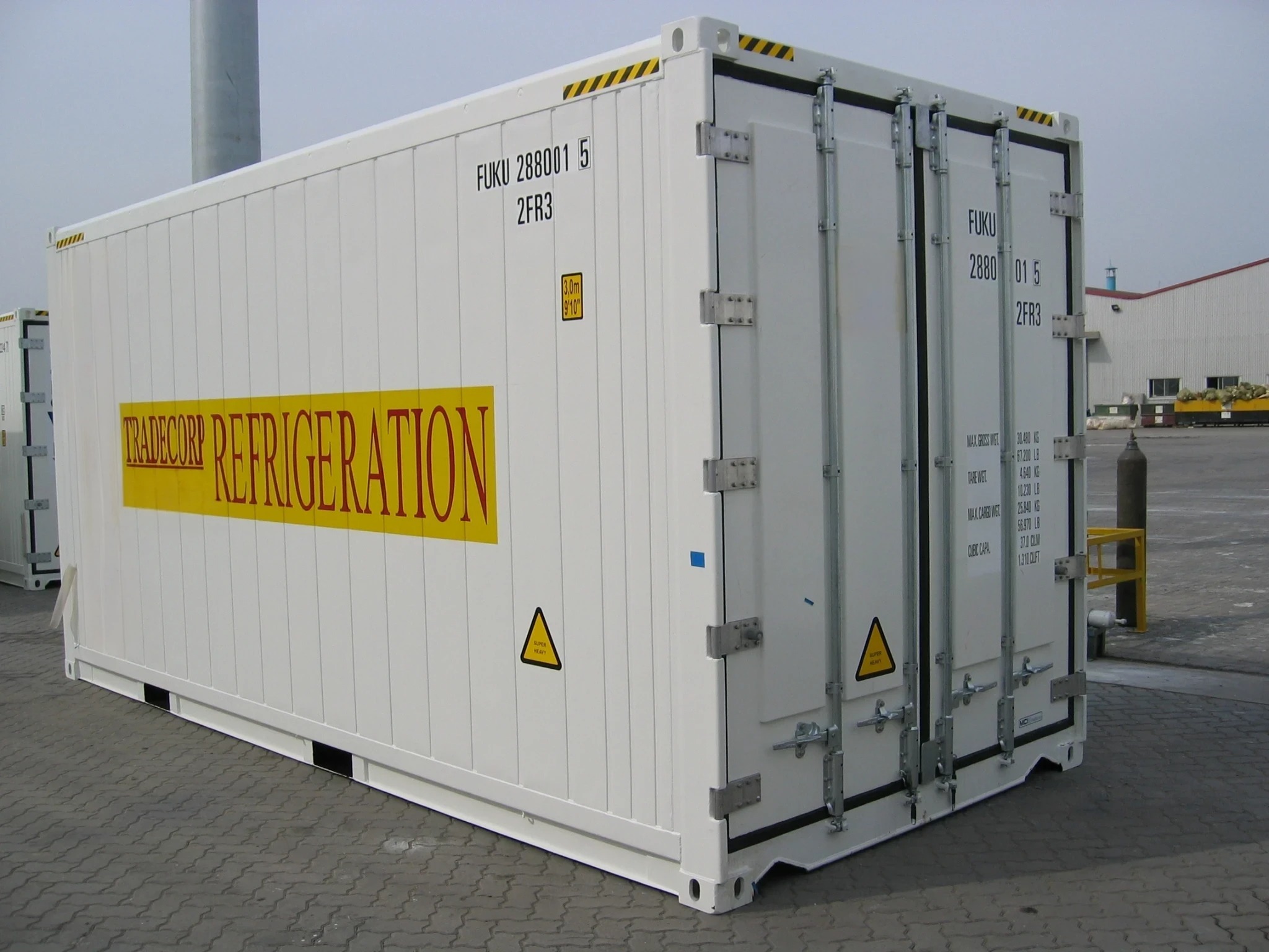 21' 9'10 High Pallet Wide Refrigerated Container